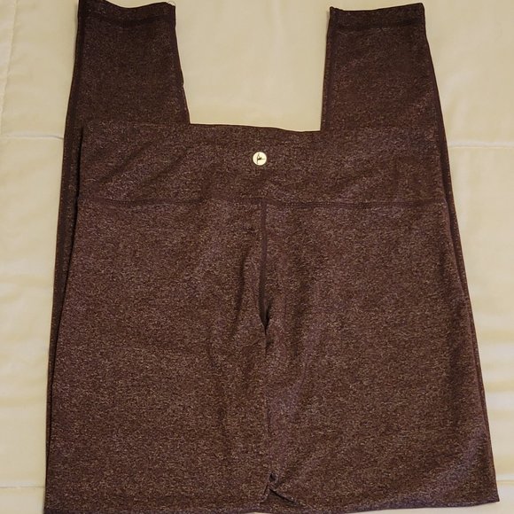 90° by Reflex heather brown ankle leggings Sz: S - Picture 3 of 4